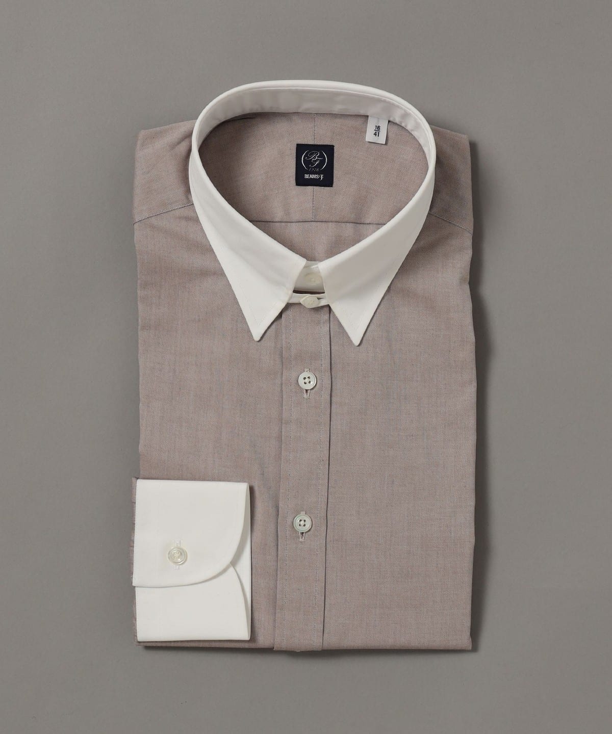 拡大 淡いブルー 生地 /高級感あるボタン - Tシャツ/カットソー(半袖