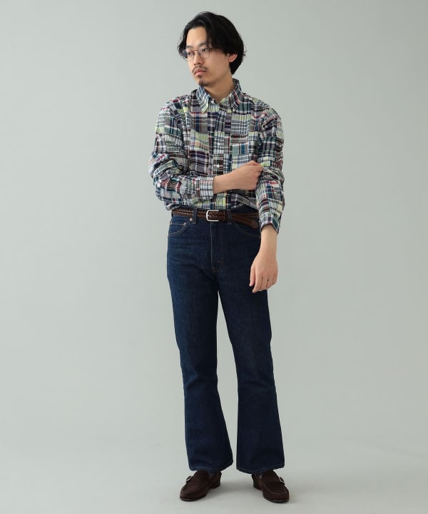 BEAMS PLUS（ビームス プラス）B.D. Patchwork Madras（シャツ