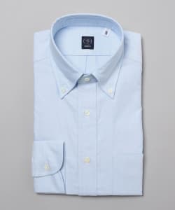 Borriello × BEAMS F ジオメトリック セミワイドカラーシャツ