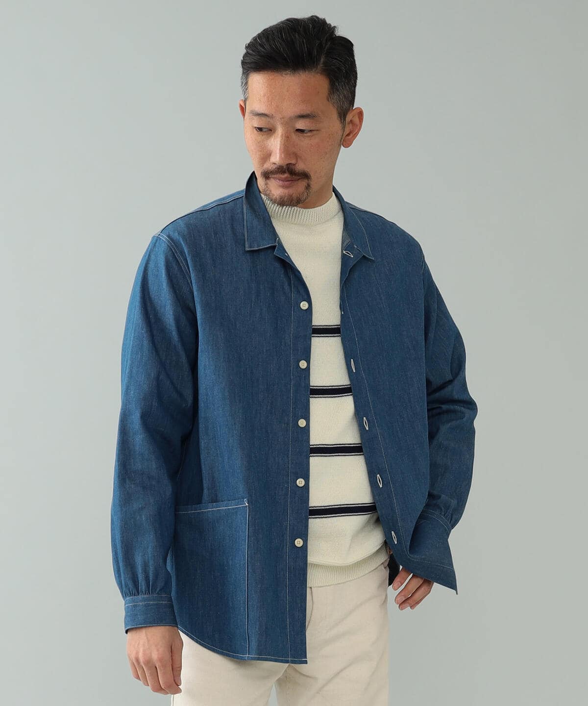 【アウトレット】*A VONTADE × BEAMS F / 別注 コットンリネン