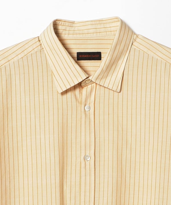 極美品 BERNARDO GIUSTI x BEAMS F ストライプシャツ M BEAMS F（ビームスF）BERNARDO GIUSTI / ストライプ レギュラー