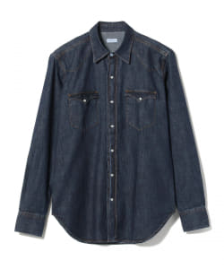 ORIAN × BEAMS F / 別注 デニム ウエスタンシャツ