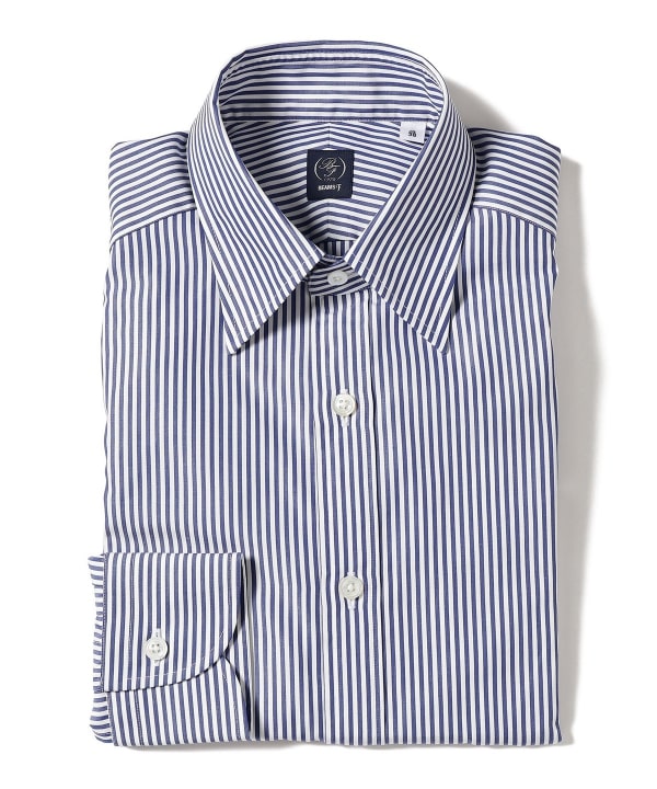 BEAMS BEAMS F BEAMS F / London striped regular collar shirt 