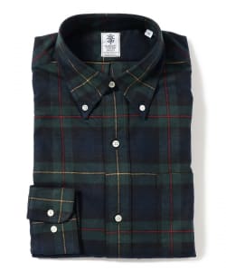 Gambert Shirt / ネル タータンチェック ボタンダウンシャツ