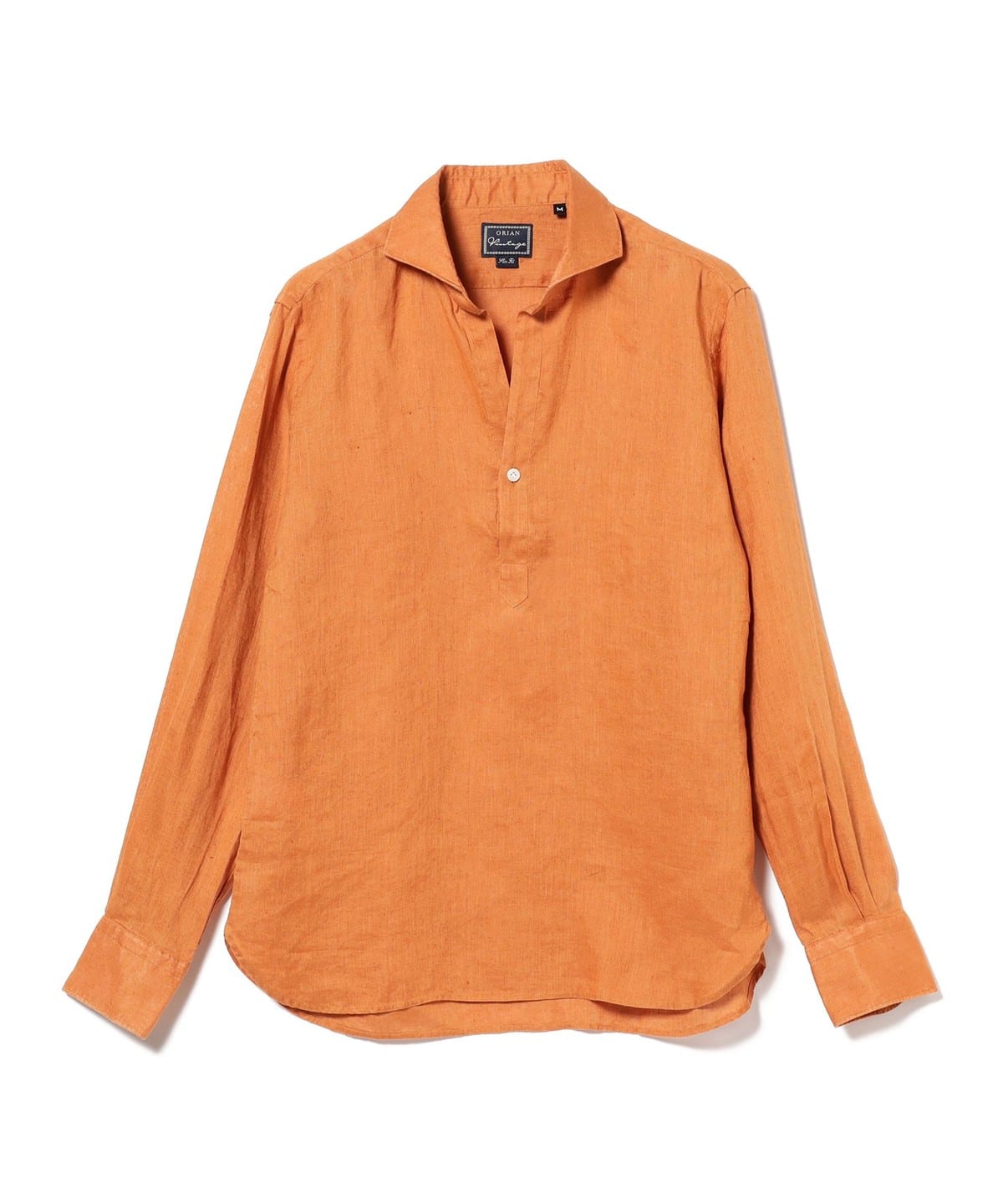 ORIAN オリアン / リネン プルオーバーシャツ シャツ・ブラウス MEN ORANGE/54 M ORIAN オリアン / リネン プルオーバーシャツ シャツ・ブラウス MEN ORANGE/54 M