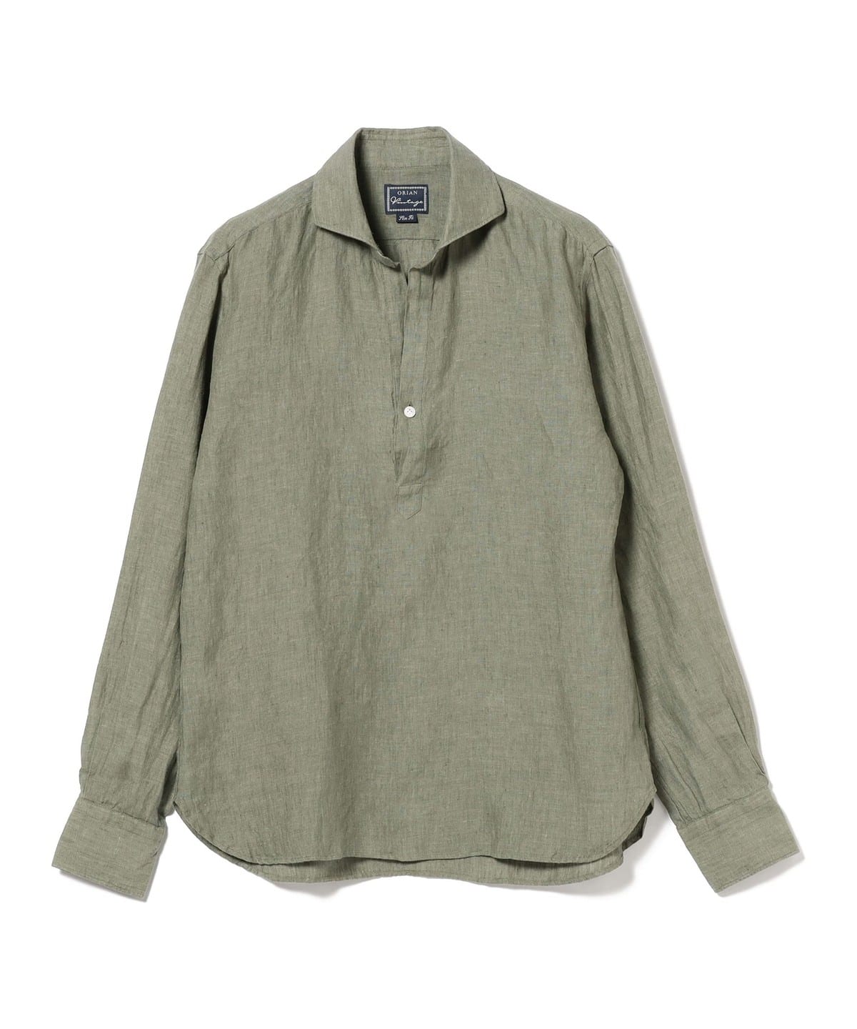 ORIAN オリアン / リネン プルオーバーシャツ シャツ・ブラウス MEN OLIVE/75 S ORIAN オリアン / リネン プルオーバーシャツ シャツ・ブラウス MEN OLIVE/75 S