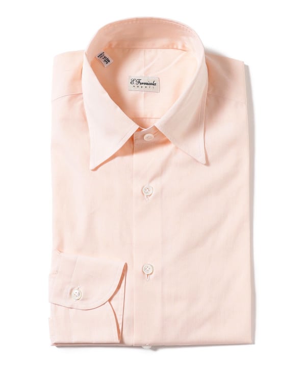 【新品未使用】beamsf別注 borriello ドレスシャツ Brilla per il gusto（ブリッラ ペル イル グスト）【別注