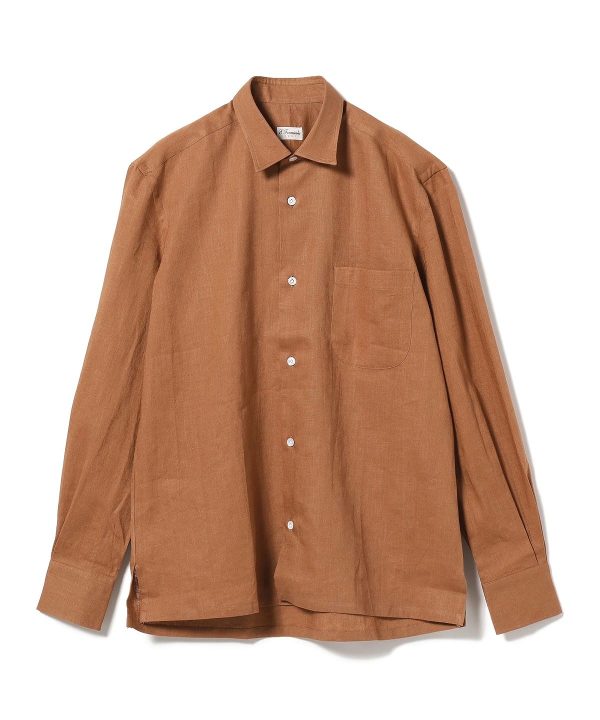 【5/8再値下げ】【別注】ERRICO FORMICOLA エッリコ フォルミコラ / LEO リネン シャツ シャツ・ブラウス MEN TERRA COTTA/20 L 【5/8再値下げ】【別注】ERRICO FORMICOLA エッリコ フォルミコラ / LEO リネン シャツ シャツ・ブラウス MEN TERRA COTTA/20 L