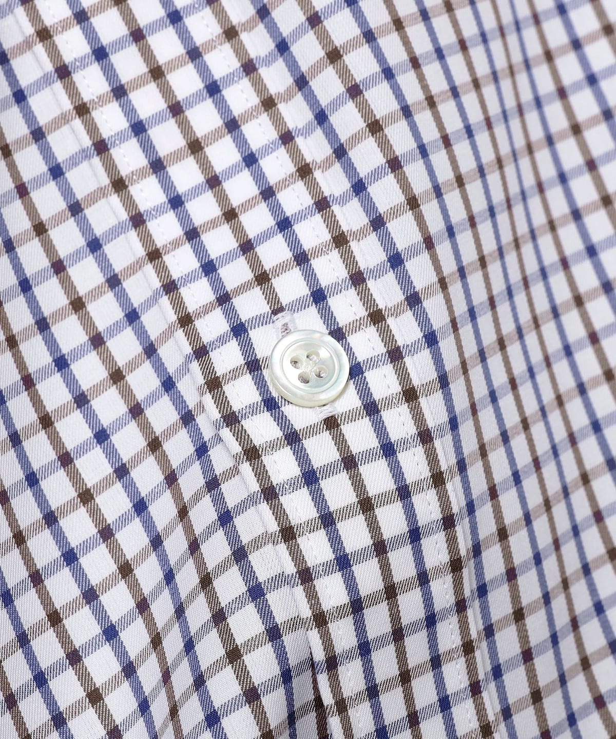 BEAMS BEAMS F BEAMS F / Tattersall 立领衬衫 (衬衫/衬衫礼服衬衫 