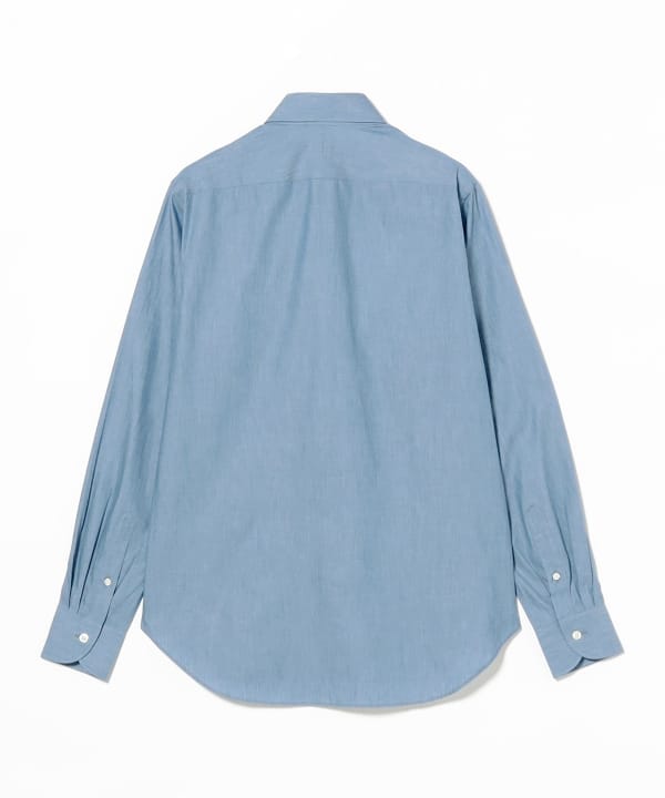 Chambray Button-Down Shirt in Blue – Blue Owl Workshop