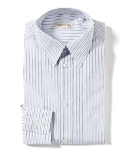 ▲Ateliers Gauthier × BEAMS F / 別注 サンドストライプ レギュラーカラーシャツ