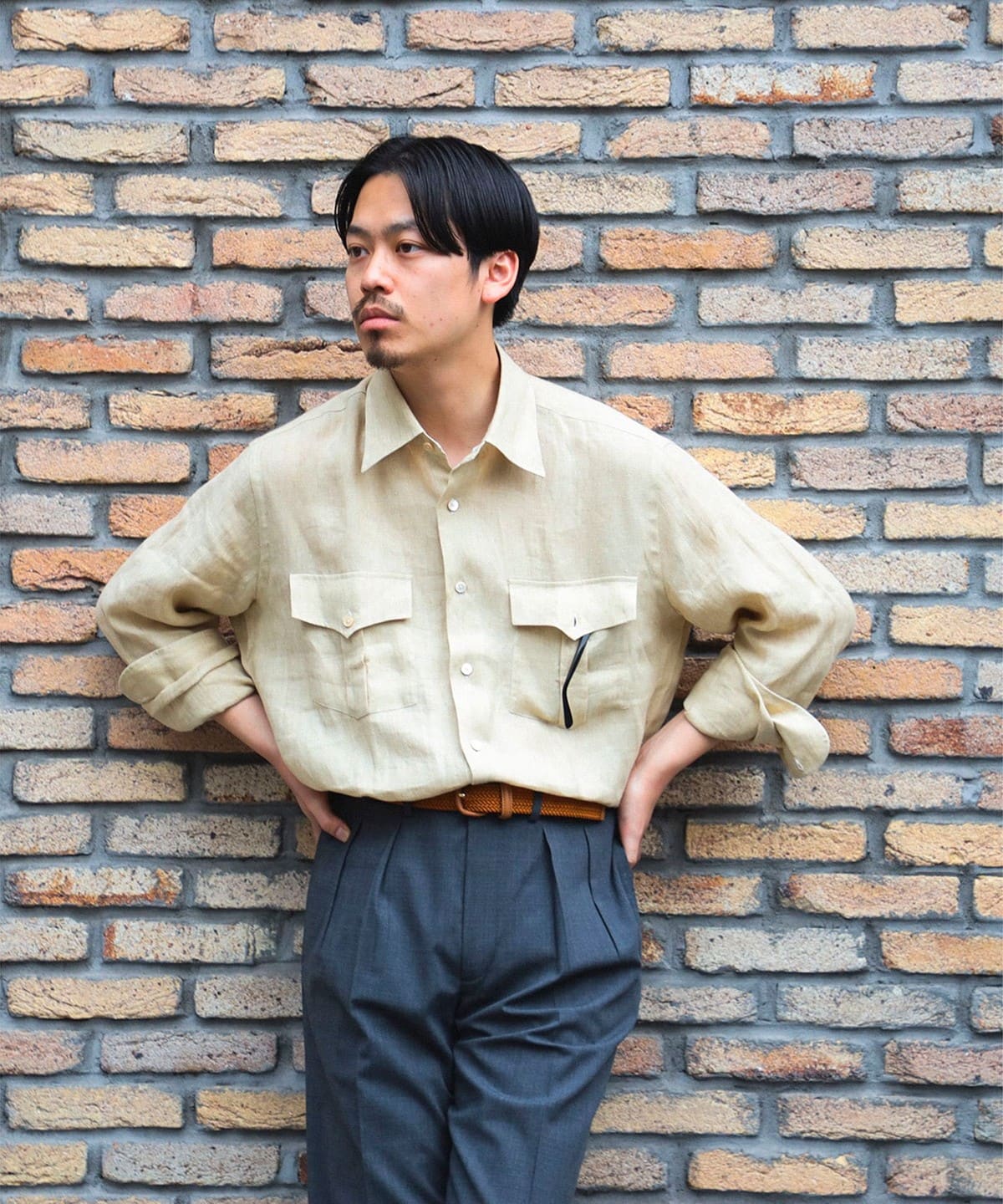 BEAMS F（ビームスF）ALESSANDRO GHERARDI × BEAMS F / 別注 リネン