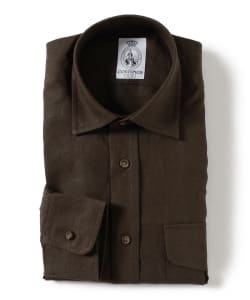 CORDINGS × BEAMS F / 別注 男裝 亞麻 寬版 襯衫