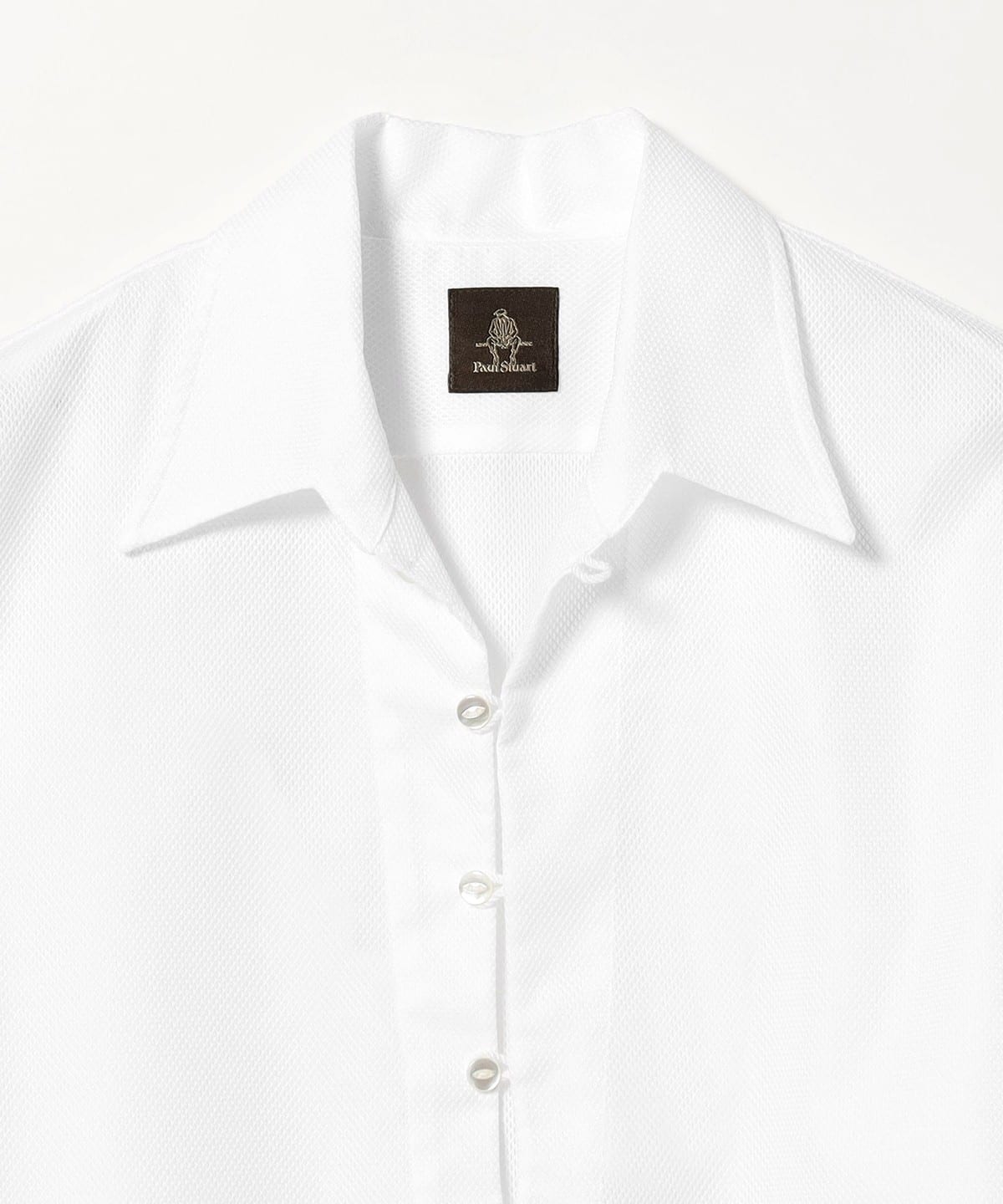 タグ付】 Paul Stuart Collection スキッパーシャツ