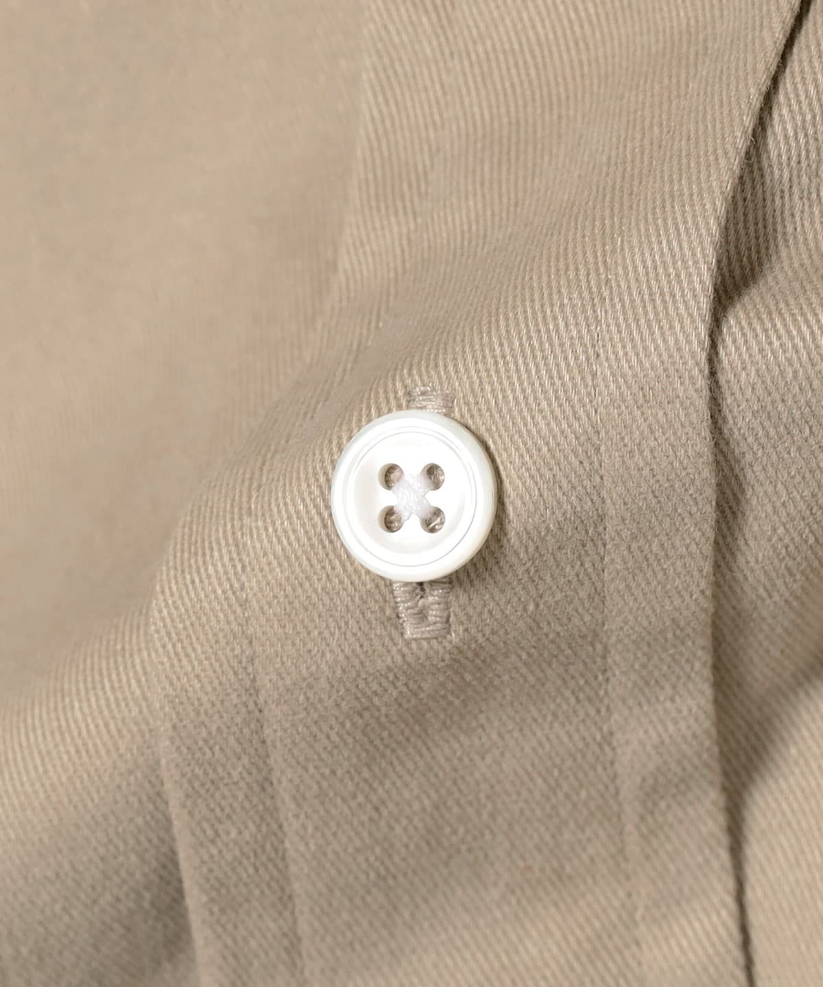 BEAMS F（ビームスF）【別注】Drake's / ベージュ ツイル レギュラー