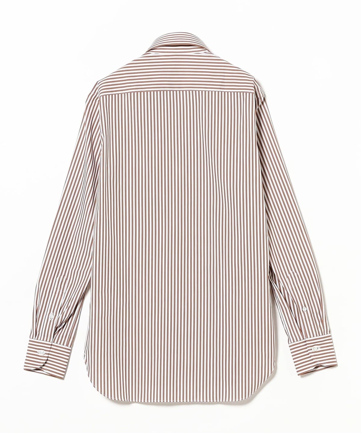 BEAMS／ERRICO FORMICOLA ドビーストライプワイドカラー yシャツ おしゃれ