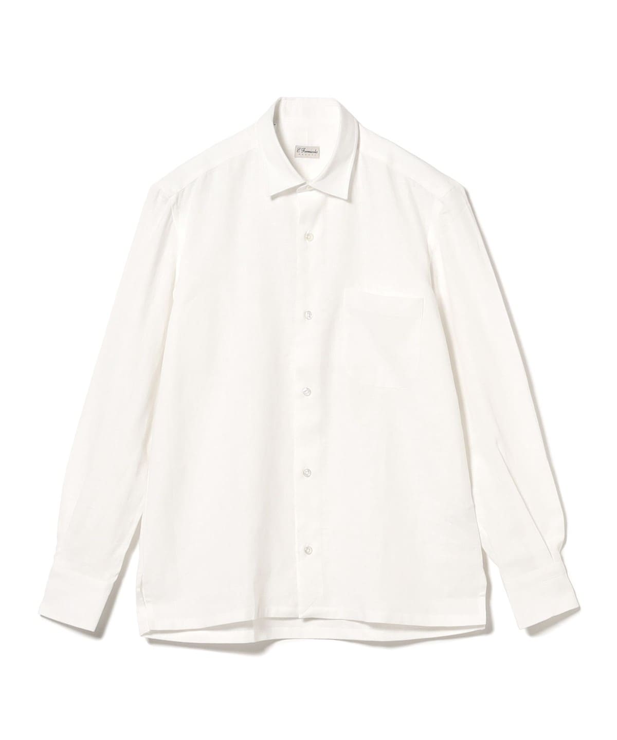 【別注】ERRICO FORMICOLA エッリコ フォルミコラ / LEO リネン シャツ シャツ・ブラウス MEN WHITE/2 XL 【別注】ERRICO FORMICOLA エッリコ フォルミコラ / LEO リネン シャツ シャツ・ブラウス MEN WHITE/2 XL