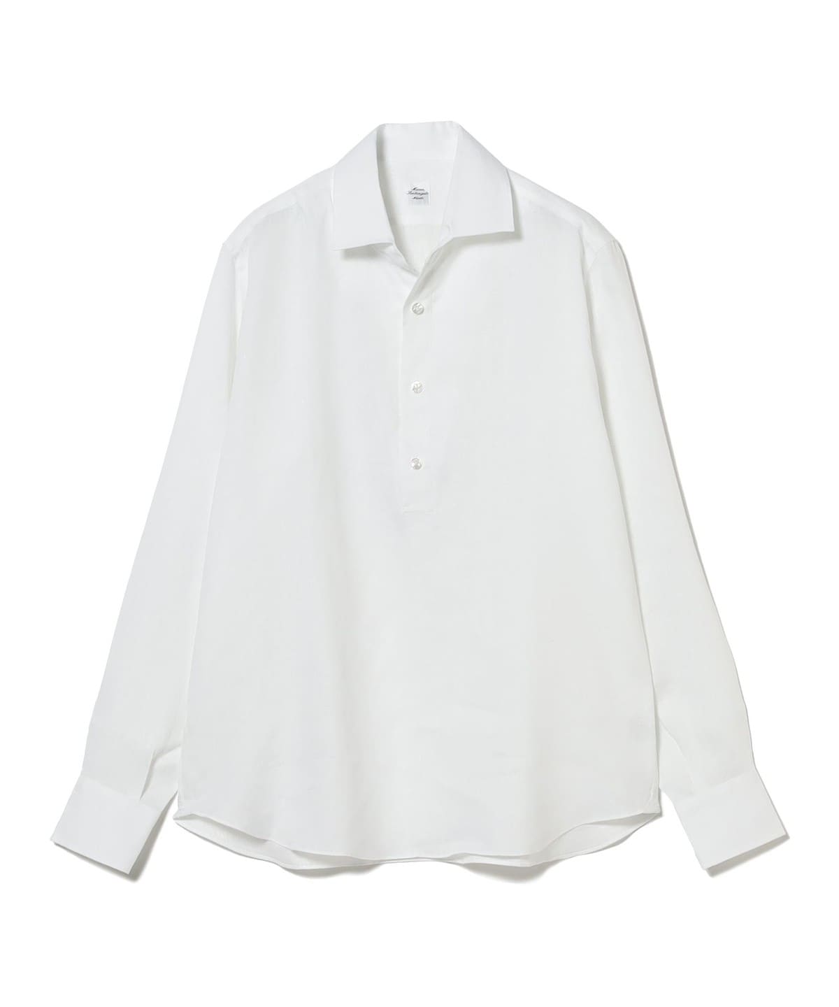 Maria Santangelo マリアサンタンジェロ / POLO JP リネン プルオーバー シャツ シャツ・ブラウス MEN WHITE/101 M Maria Santangelo マリアサンタンジェロ / POLO JP リネン プルオーバー シャツ シャツ・ブラウス MEN WHITE/101 M