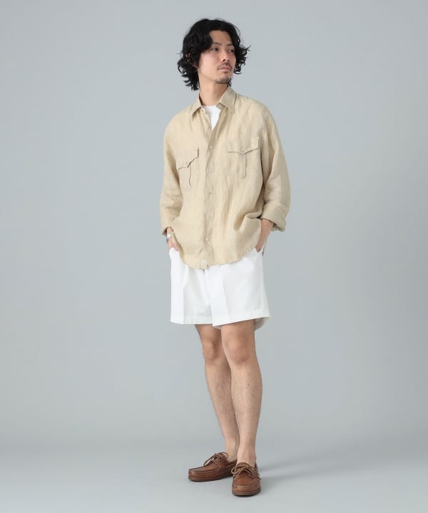 BEAMS F(ビームスF)【別注】ALESSANDRO GHERARDI / リネン BEAMS F(ビームスF)【別注】ALESSANDRO GHERARDI / リネン