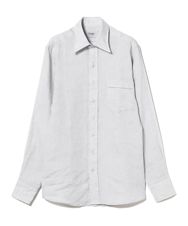 【新品】Drake's（ドレイクス） 3ボタン リネンスーツ 32 BEAMS F（ビームスF）【別注】Drake's / リネン ソリッド