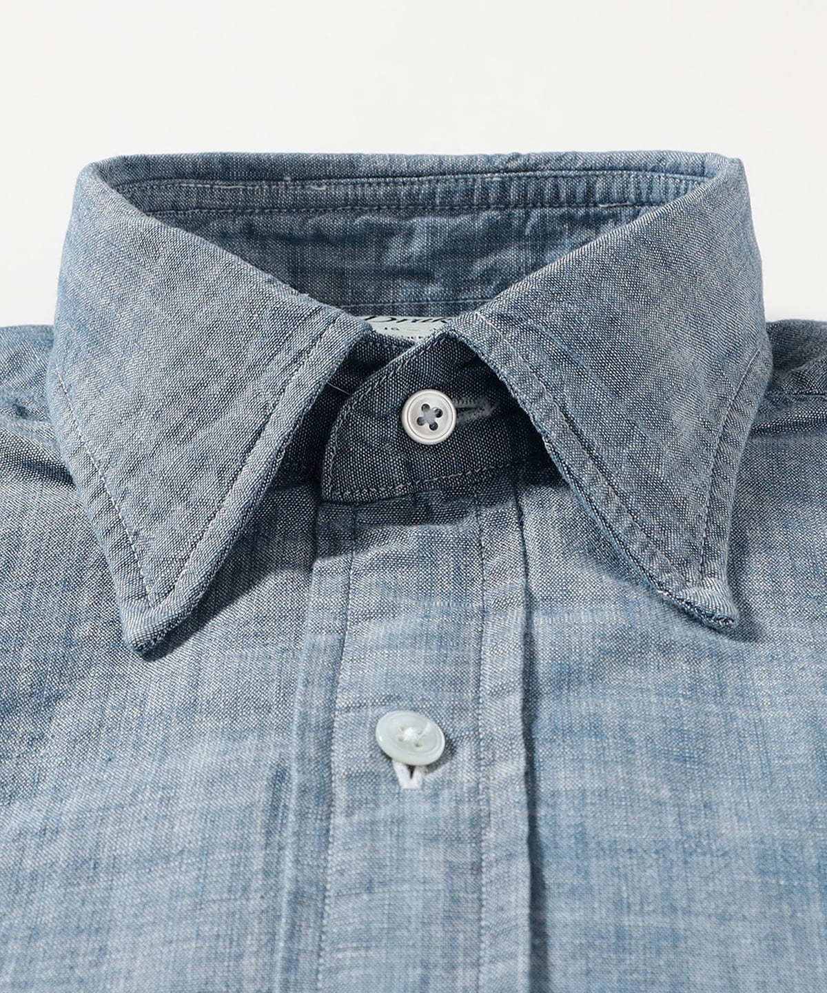 Drake’s × BEAMS F 別注 シャンブレー レギュラーカラーシャツ BEAMS F（ビームスF）【別注】Drake's / シャンブレー レギュラー