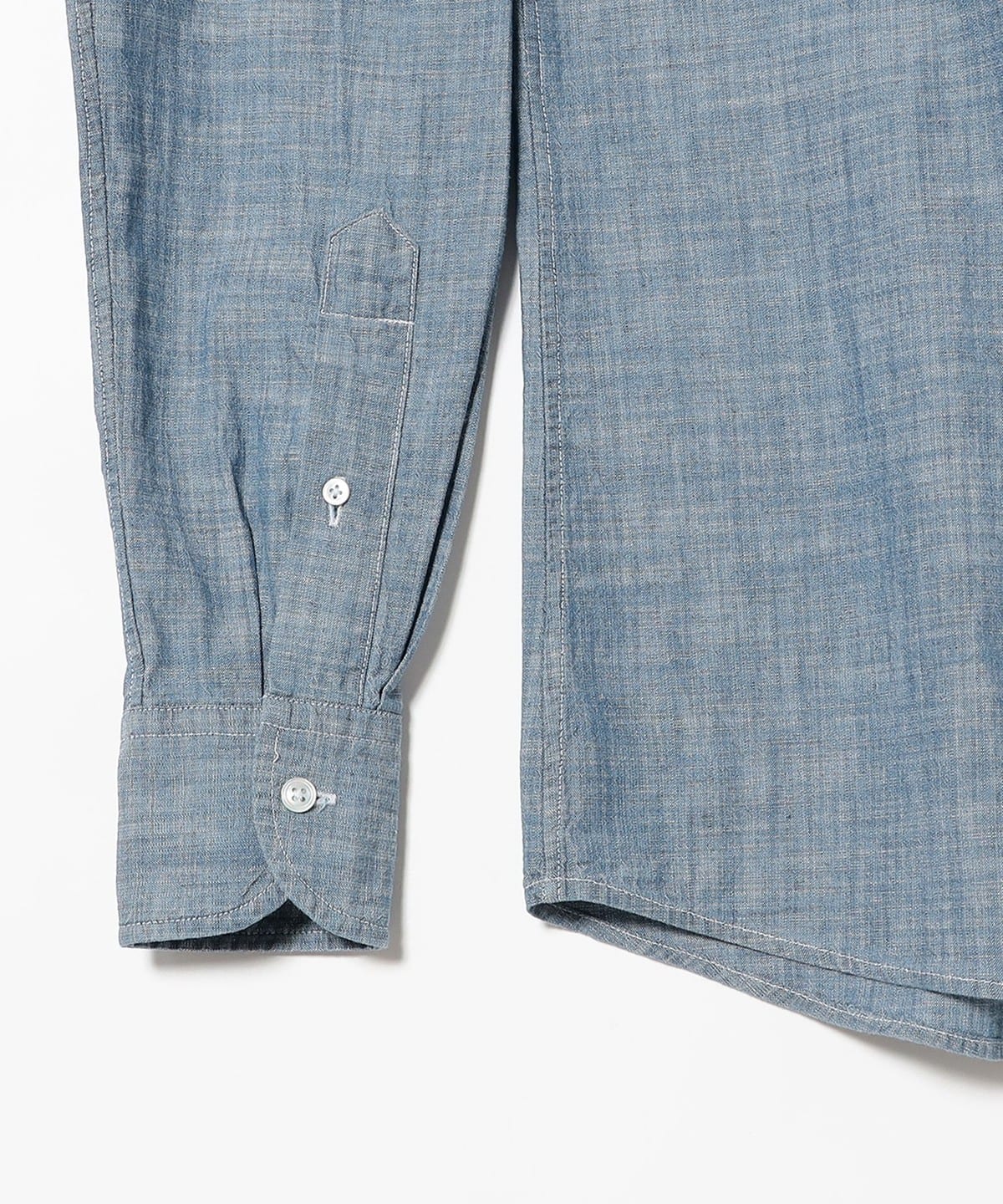 Drake’s BEAMS F別注 シャンブレーレギュラーカラーシャツ BEAMS F（ビームスF）【別注】Drake's / シャンブレー