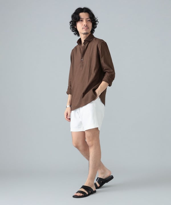 BEAMS F（ビームスF）ORIAN / リネンコットン プルオーバー