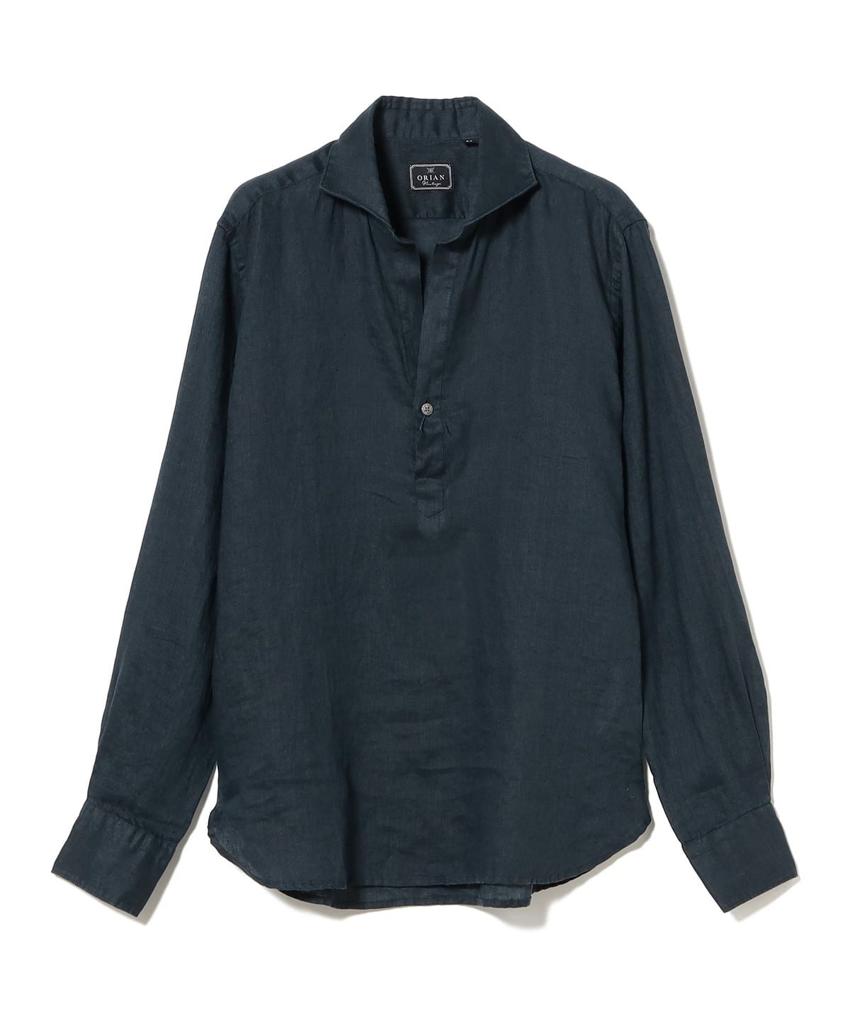 ORIAN オリアン / リネンコットン プルオーバー シャツ シャツ・ブラウス MEN NAVY/19 M ORIAN オリアン / リネンコットン プルオーバー シャツ シャツ・ブラウス MEN NAVY/19 M