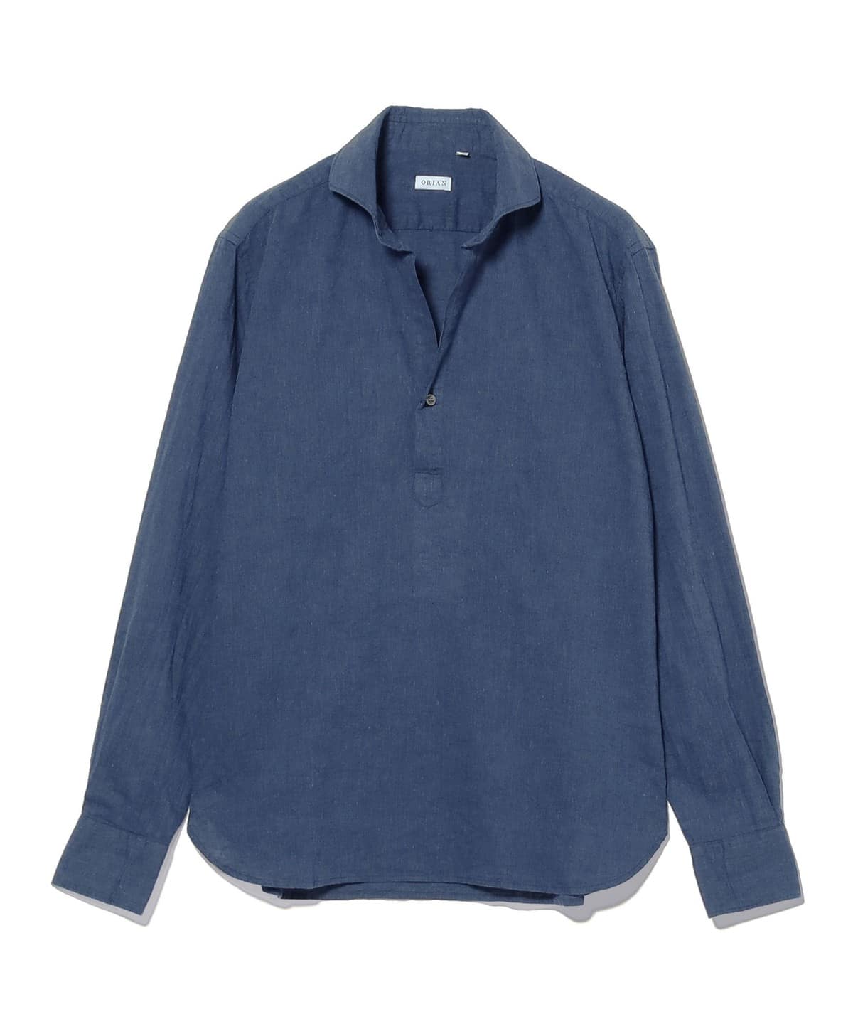 BEAMS F（ビームスF）ORIAN / リネンコットン プルオーバー シャツ