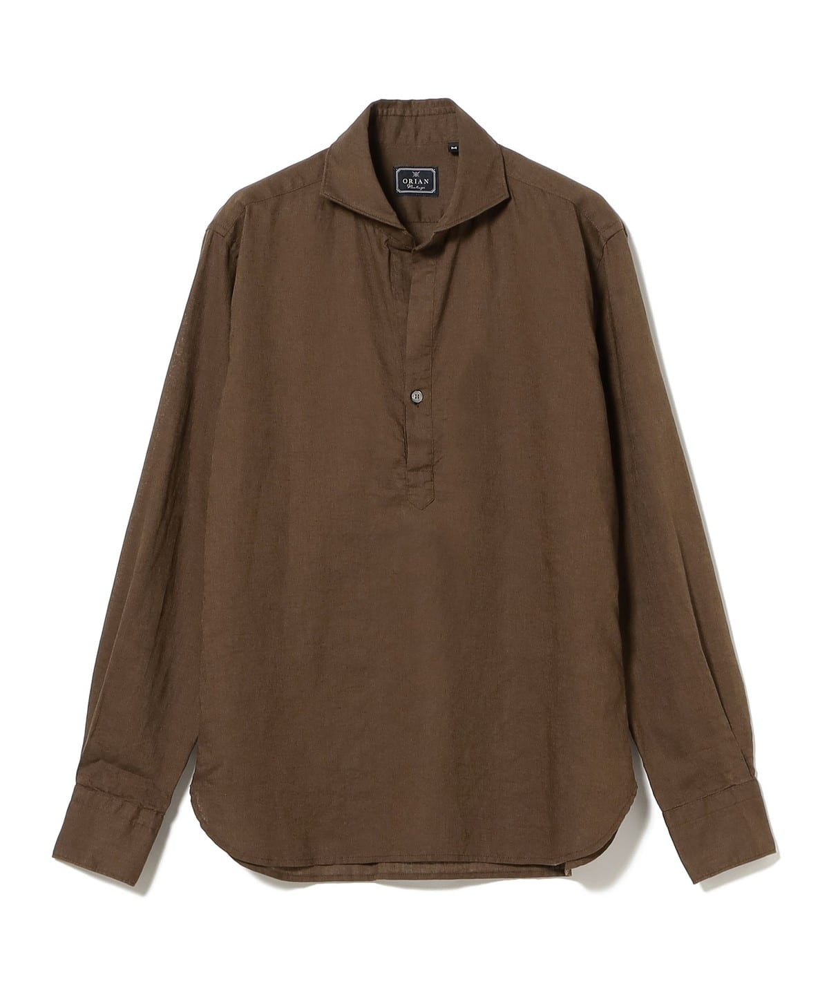 BEAMS F（ビームスF）ORIAN / リネンコットン プルオーバー シャツ