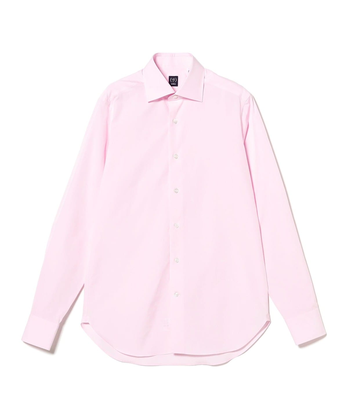 【PINK】コットン エンドオンエンド ワイドカラーシャツ BEAMS F（ビームスF）コットン エンドオンエンド ワイドカラーシャツ