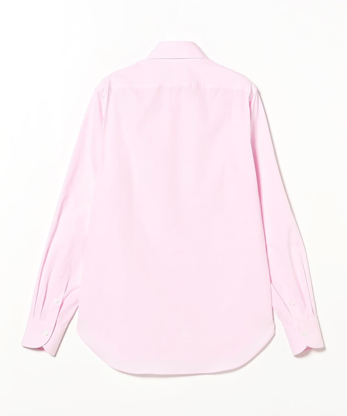BEAMS F (BEAMS F) Cotton End-on-End Wide Collar Shirt (Shirt