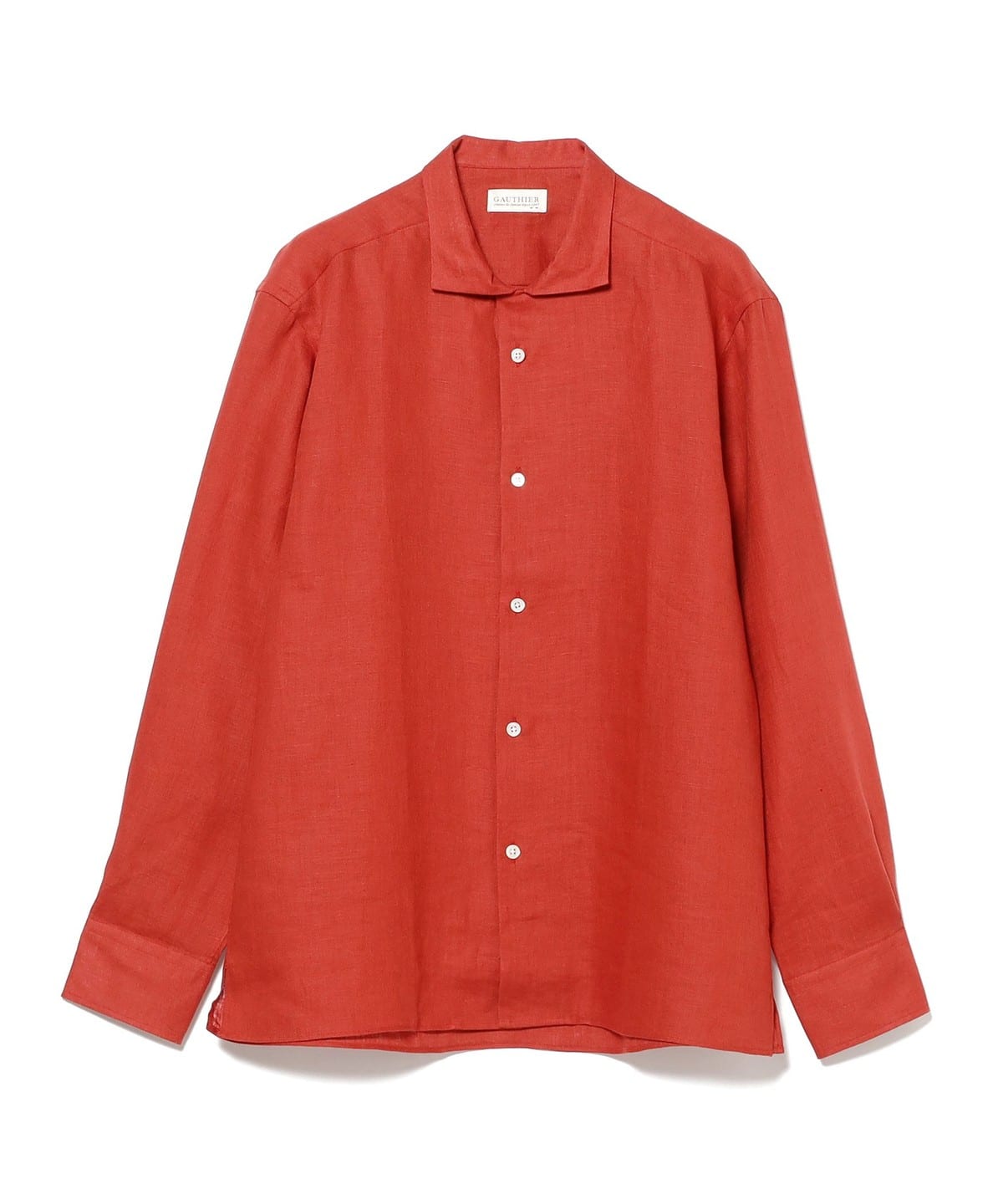 【別注】Ateliers Gauthier アトリエ ゴティエ / リネン キャンプカラーシャツ シャツ・ブラウス MEN BRICK/44 M 【別注】Ateliers Gauthier アトリエ ゴティエ / リネン キャンプカラーシャツ シャツ・ブラウス MEN BRICK/44 M