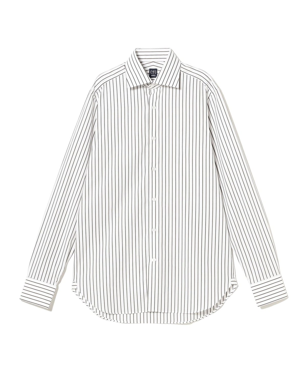 BEAMS F（ビームスF）コットン ブラウン ロンドンストライプ ワイド