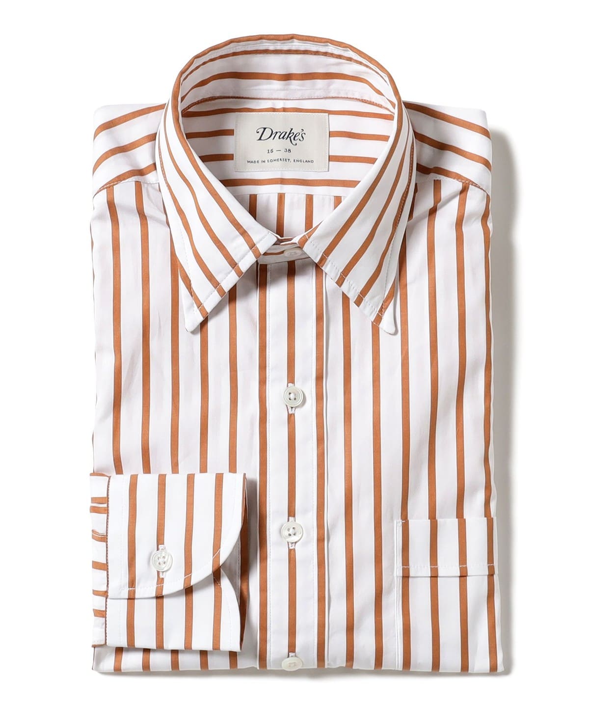 BEAMS F（ビームスF）【別注】Drake's / コットン ボールドストライプ