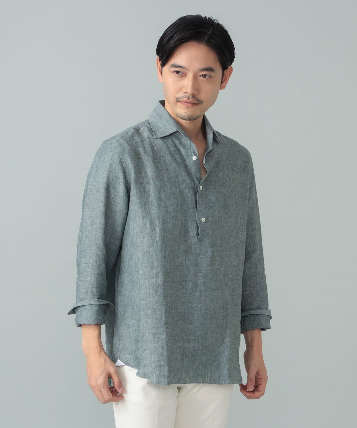 BEAMS F（ビームスF）Maria Santangelo / POLO JP リネン プルオーバー