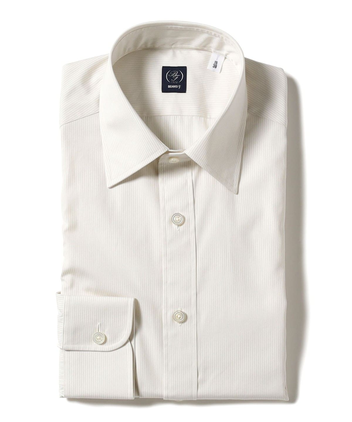 アトリエライン コットン ストライプ フレンチカラーシャツ シャツ・ブラウス MEN BEIGE 37