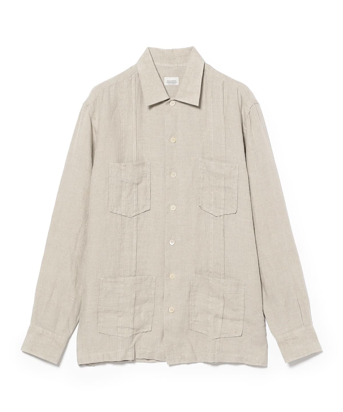 BEAMS F（ビームスF）【別注】ALESSANDRO GHERARDI / リネン キューバ