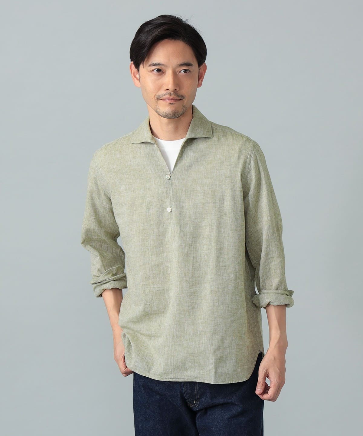 ORIAN コットンツイル シャツブルゾン ビームスF S イタリア製 ORIAN コットンツイル シャツブルゾン - メルカリ