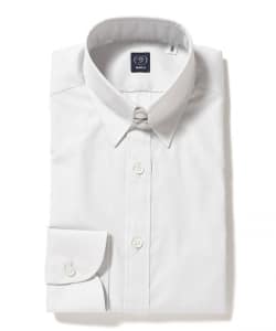 コットン  ソリッド タブカラーシャツ