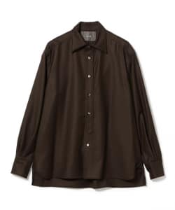la favola / BIG SHIRT ウールナイロン オーバーシャツ