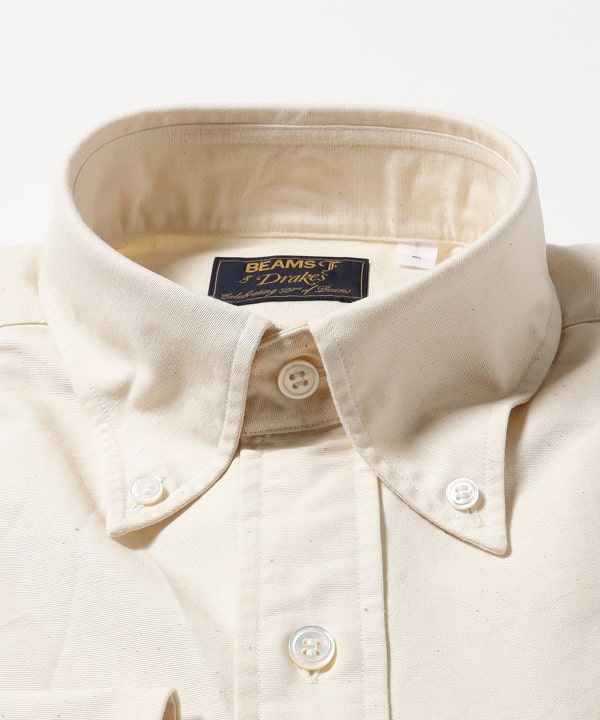 【別注】Drake’s × BEAMS F / コットン オックスフォード ボタンダウン シャツ