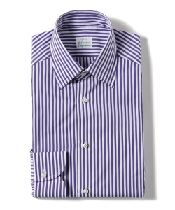 ▲Laboratorio Napoletano / ロンドンストライプ レギュラーカラーシャツ