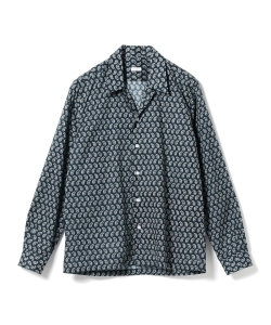 ▲ORIAN / ペイズリープリント オープンカラーシャツ