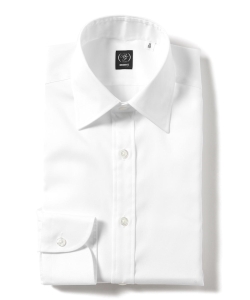 ▲BEAMS F / ピンオックスフォード セミワイドカラーシャツ