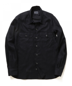 ▲ORIAN / 別注 リネンコットン サファリシャツ