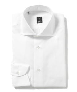 ▲BEAMS F / ロイヤルオックスフォード ワイドカラーシャツ（ITALY製）