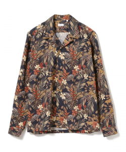 ▲ORIAN / フラワープリント オープンカラーシャツ