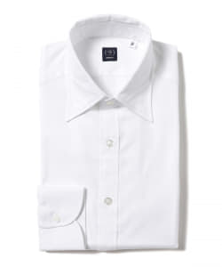 ▲BEAMS F / コットン ヘリンボーン レギュラーカラーシャツ