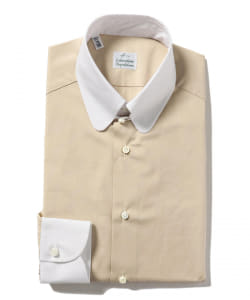 Labolatorio Napoletano / ラウンドタブカラー クレリック シャツ